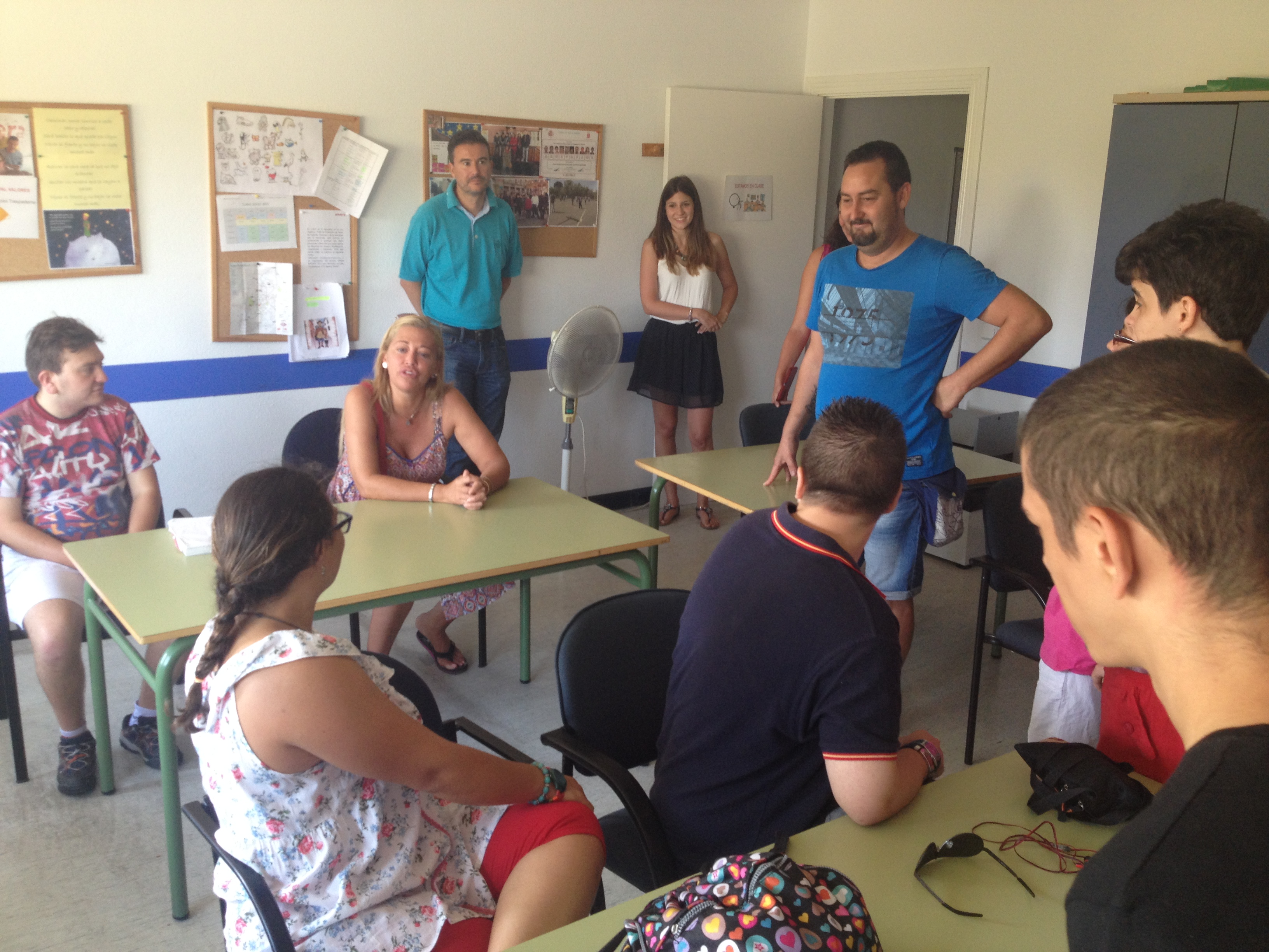 Belen_Esteban_visits_training_envera