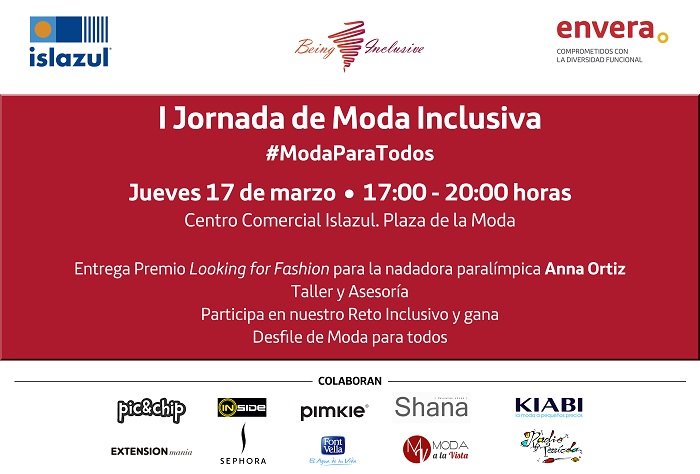 Islazul Envera Y Being Inclusive Organizan El Próximo Jueves La I Jornada De Moda Inclusiva 9515