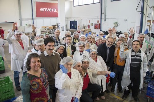 El Delegado De Salud Seguridad Y Emergencias Y La Concejala De Barajas Visitan A Los Alumnos Y Trabajadores De Envera Envera