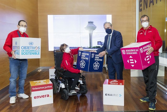 ENAIRE apoya con 77.000 euros los proyectos de Envera para la inserción laboral de personas con discapacidad intelectual