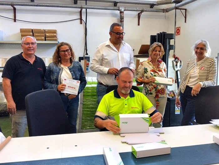 Luzardo, en el Centro Especial de Empleo de Envera en Gran Canaria